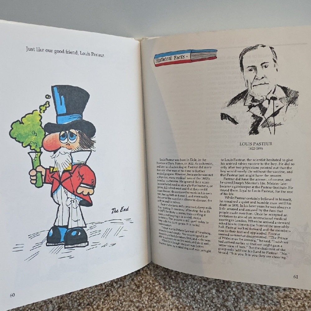 The Value of Believing in Yourself Book - The Story Of Louis Pasteur - Vintage - Picture 6 of 6